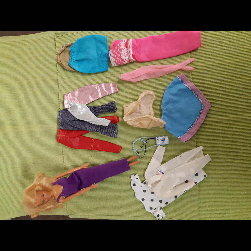 Vintage Barbie Fashion Doll with Clothing and Accessories